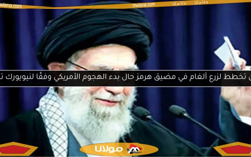 إيران تخطط لزرع ألغام في مضيق هرمز حال بدء الهجوم الأمريكي وفقًا لنيويورك تايمز
