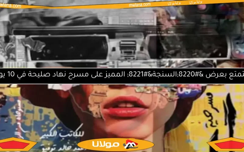 استمتع بعرض “السنجة” المميز على مسرح نهاد صليحة في 10 يوليو
