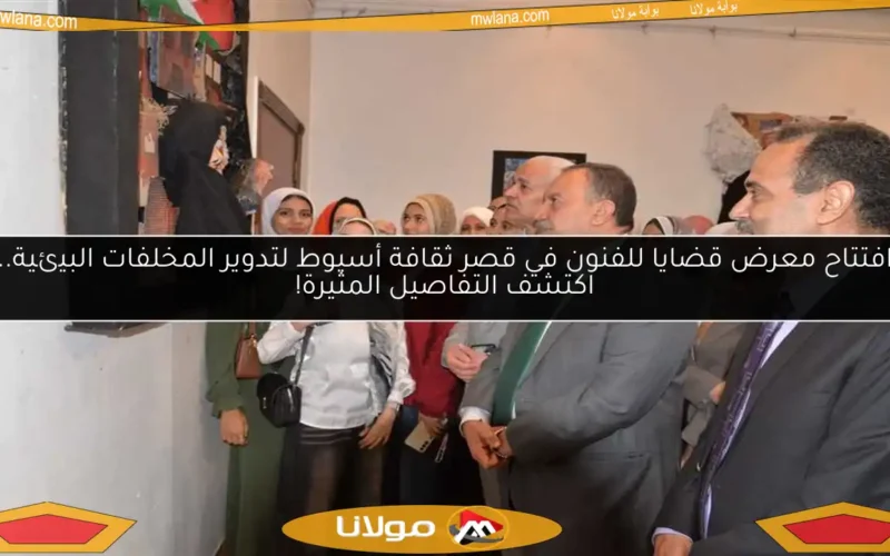 افتتاح معرض قضايا للفنون في قصر ثقافة أسيوط لتدوير المخلفات البيئية.. اكتشف التفاصيل المثيرة!