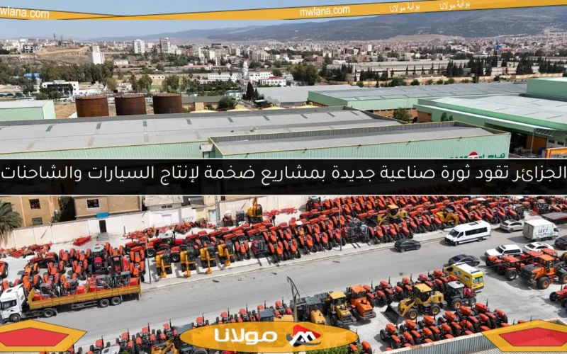 الجزائر تقود ثورة صناعية جديدة بمشاريع ضخمة لإنتاج السيارات والشاحنات