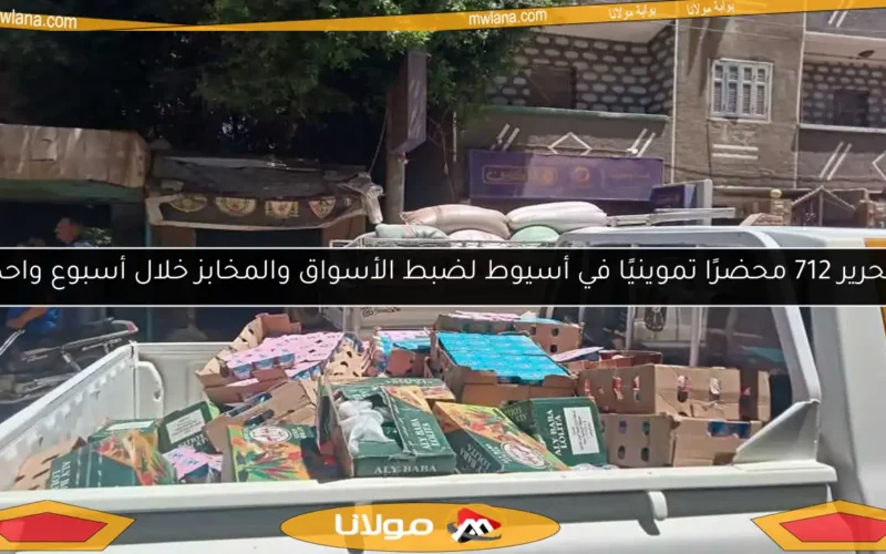تحرير 712 محضرًا تموينيًا في أسيوط لضبط الأسواق والمخابز خلال أسبوع واحد