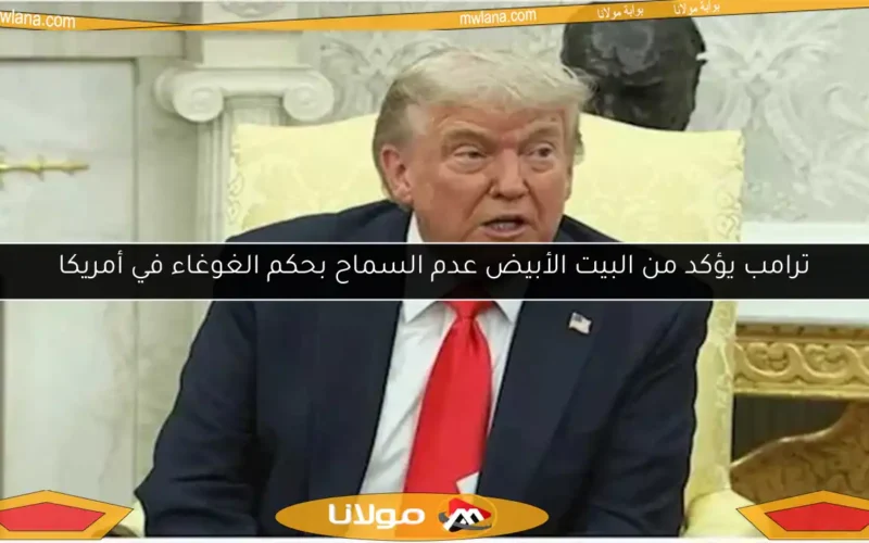 ترامب يؤكد من البيت الأبيض عدم السماح بحكم الغوغاء في أمريكا