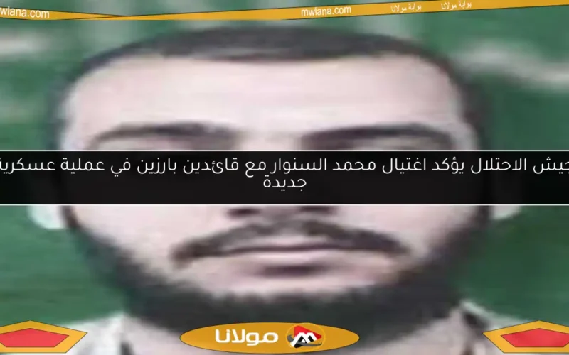جيش الاحتلال يؤكد اغتيال محمد السنوار مع قائدين بارزين في عملية عسكرية جديدة