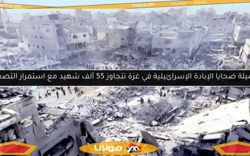حصيلة ضحايا الإبادة الإسرائيلية في غزة تتجاوز 55 ألف شهيد مع استمرار التصعيد