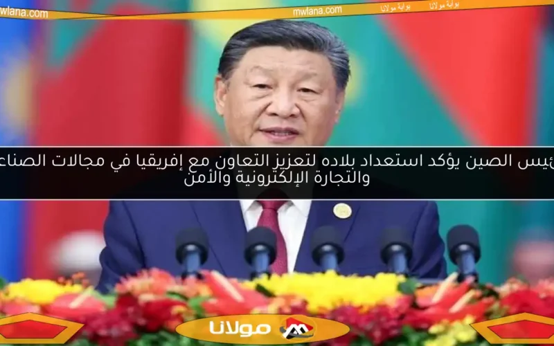 رئيس الصين يؤكد استعداد بلاده لتعزيز التعاون مع إفريقيا في مجالات الصناعة والتجارة الإلكترونية والأمن