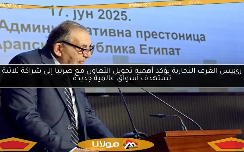 رئيس الغرف التجارية يؤكد أهمية تحويل التعاون مع صربيا إلى شراكة ثلاثية تستهدف أسواق عالمية جديدة