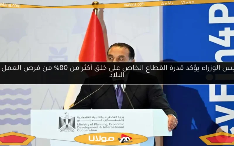 رئيس الوزراء يؤكد قدرة القطاع الخاص على خلق أكثر من 80% من فرص العمل في البلاد