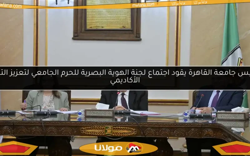 رئيس جامعة القاهرة يقود اجتماع لجنة الهوية البصرية للحرم الجامعي لتعزيز التميز الأكاديمي