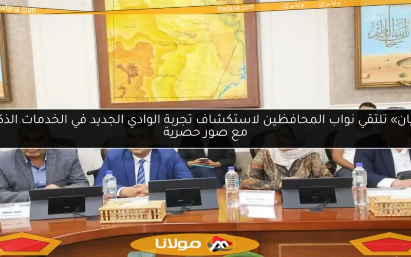 «ريان» تلتقي نواب المحافظين لاستكشاف تجربة الوادي الجديد في الخدمات الذكية مع صور حصرية
