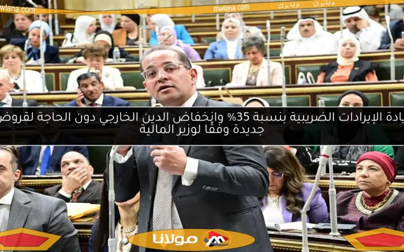 زيادة الإيرادات الضريبية بنسبة 35% وانخفاض الدين الخارجي دون الحاجة لقروض جديدة وفقًا لوزير المالية