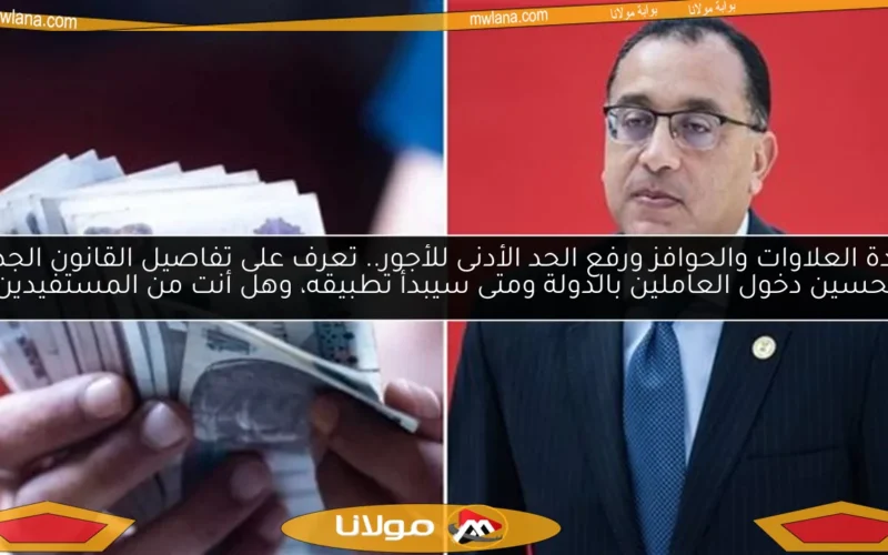زيادة العلاوات والحوافز ورفع الحد الأدنى للأجور.. تعرف على تفاصيل القانون الجديد لتحسين دخول العاملين بالدولة ومتى سيبدأ تطبيقه، وهل أنت من المستفيدين؟