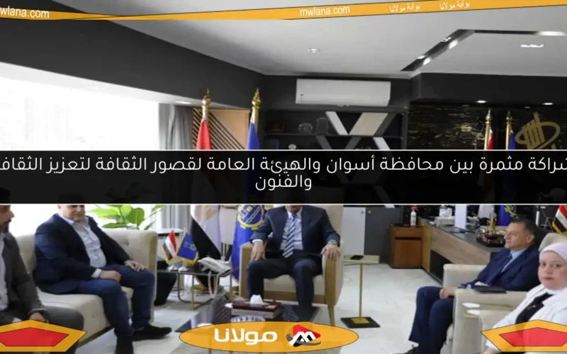 شراكة مثمرة بين محافظة أسوان والهيئة العامة لقصور الثقافة لتعزيز الثقافة والفنون
