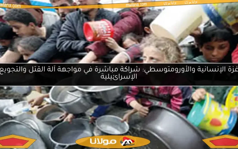 غزة الإنسانية والأورومتوسطي: شراكة مباشرة في مواجهة آلة القتل والتجويع الإسرائيلية