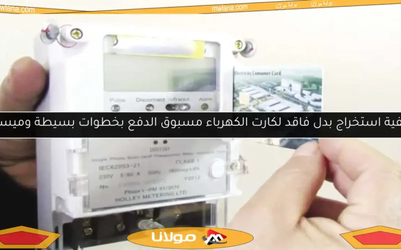 كيفية استخراج بدل فاقد لكارت الكهرباء مسبوق الدفع بخطوات بسيطة وميسرة