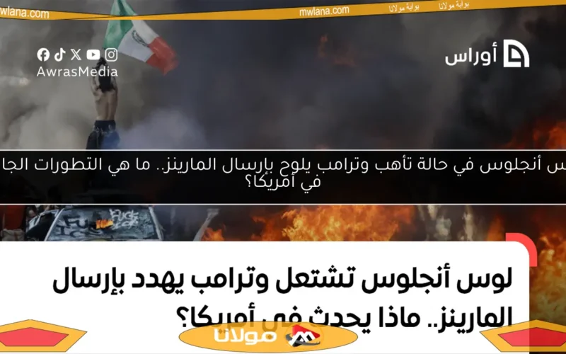 لوس أنجلوس في حالة تأهب وترامب يلوح بإرسال المارينز.. ما هي التطورات الجارية في أمريكا؟