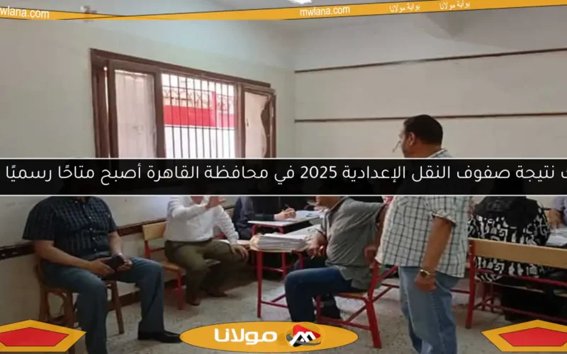 لينك نتيجة صفوف النقل الإعدادية 2025 في محافظة القاهرة أصبح متاحًا رسميًا الآن