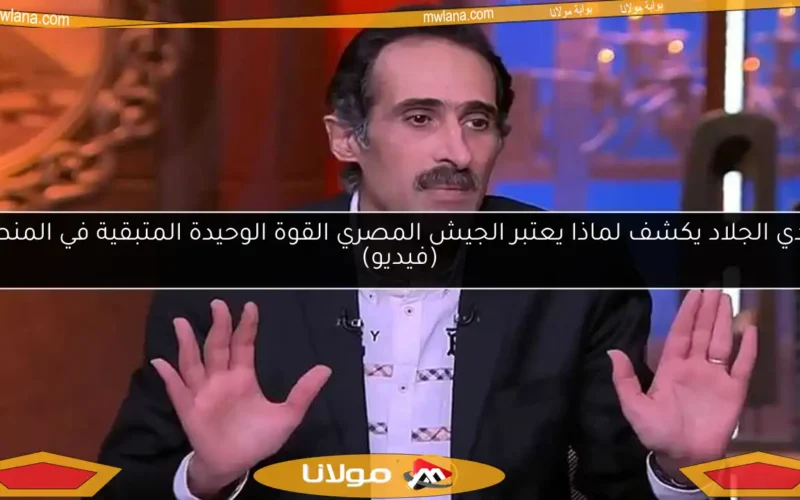 مجدي الجلاد يكشف لماذا يعتبر الجيش المصري القوة الوحيدة المتبقية في المنطقة (فيديو)