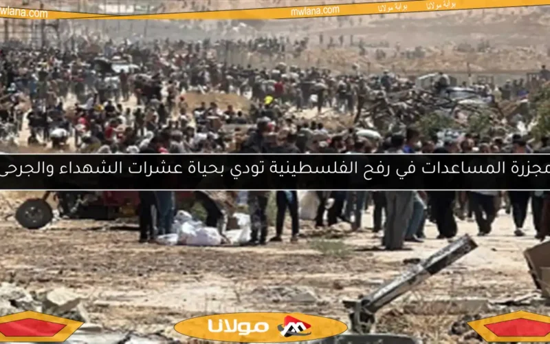 مجزرة المساعدات في رفح الفلسطينية تودي بحياة عشرات الشهداء والجرحى