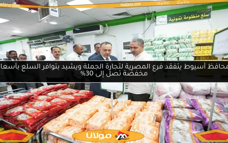 محافظ أسيوط يتفقد فرع المصرية لتجارة الجملة ويشيد بتوافر السلع بأسعار مخفضة تصل إلى 30%