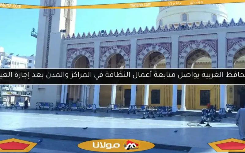 محافظ الغربية يواصل متابعة أعمال النظافة في المراكز والمدن بعد إجازة العيد