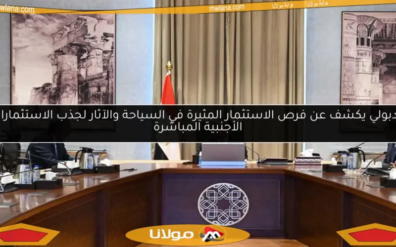 مدبولي يكشف عن فرص الاستثمار المثيرة في السياحة والآثار لجذب الاستثمارات الأجنبية المباشرة