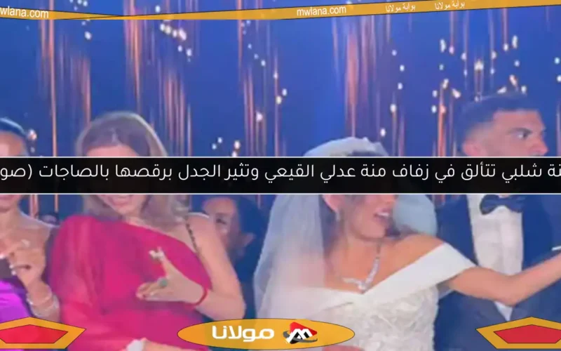 منة شلبي تتألق في زفاف منة عدلي القيعي وتثير الجدل برقصها بالصاجات (صور)