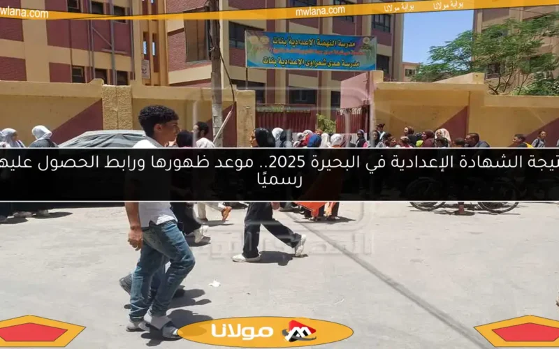 نتيجة الشهادة الإعدادية في البحيرة 2025.. موعد ظهورها ورابط الحصول عليها رسميًا