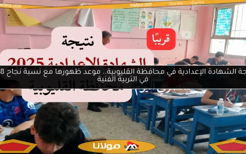 نتيجة الشهادة الإعدادية في محافظة القليوبية.. موعد ظهورها مع نسبة نجاح 98% في التربية الفنية
