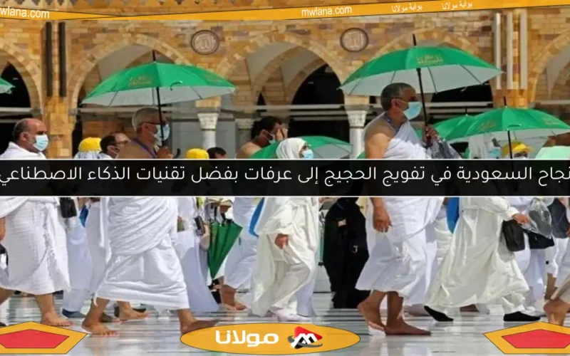 نجاح السعودية في تفويج الحجيج إلى عرفات بفضل تقنيات الذكاء الاصطناعي
