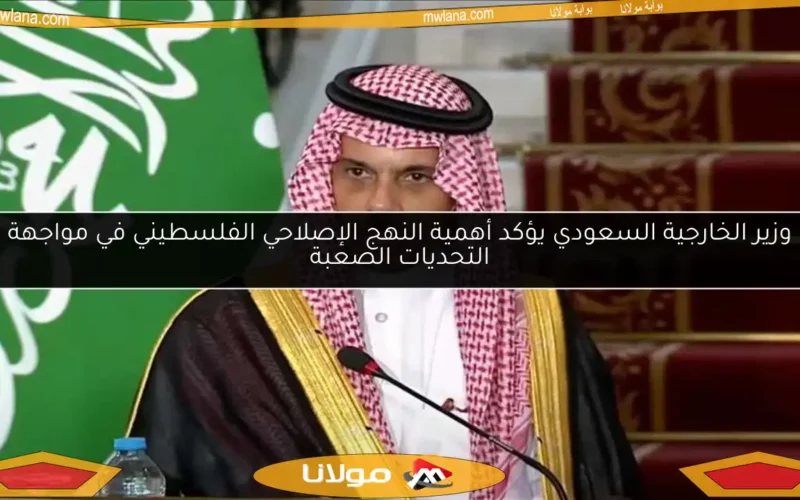 وزير الخارجية السعودي يؤكد أهمية النهج الإصلاحي الفلسطيني في مواجهة التحديات الصعبة