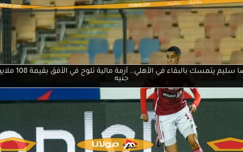 رضا سليم يتمسك بالبقاء في الأهلي.. أزمة مالية تلوح في الأفق بقيمة 108 ملايين جنيه