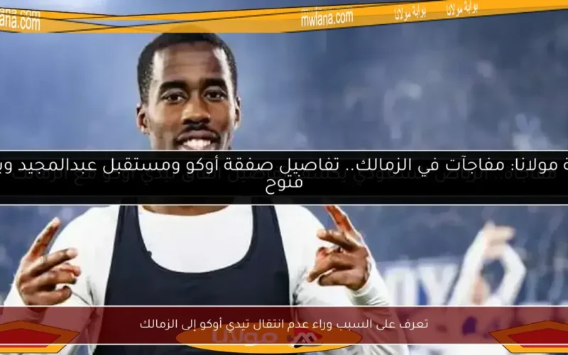 تعرف على السبب وراء عدم انتقال تيدي أوكو إلى الزمالك