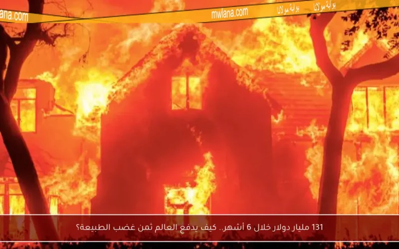 131 مليار دولار خلال 6 أشهر.. كيف يدفع العالم ثمن غضب الطبيعة؟