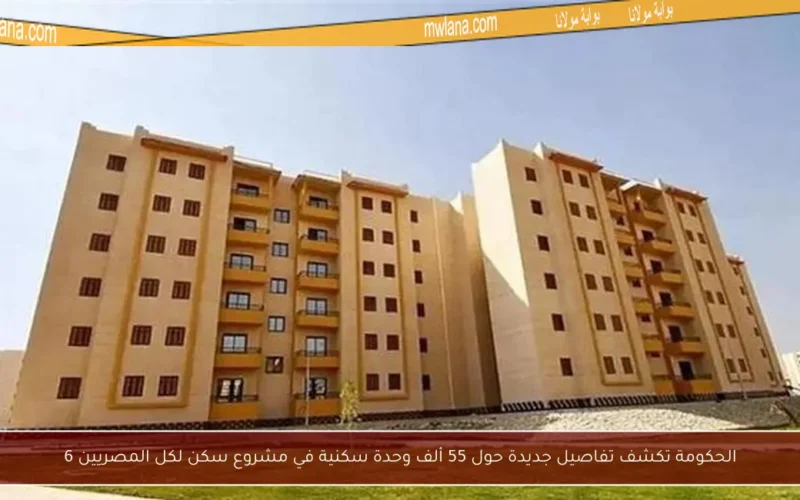 الحكومة تكشف تفاصيل جديدة حول 55 ألف وحدة سكنية في مشروع سكن لكل المصريين 6