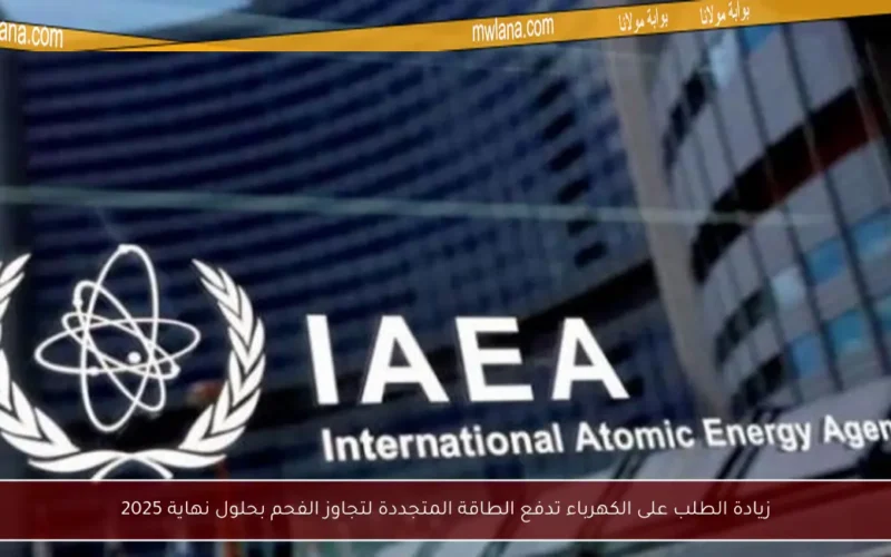 زيادة الطلب على الكهرباء تدفع الطاقة المتجددة لتجاوز الفحم بحلول نهاية 2025