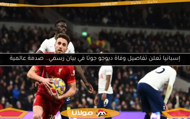 إسبانيا تعلن تفاصيل وفاة ديوجو جوتا في بيان رسمي.. صدمة عالمية