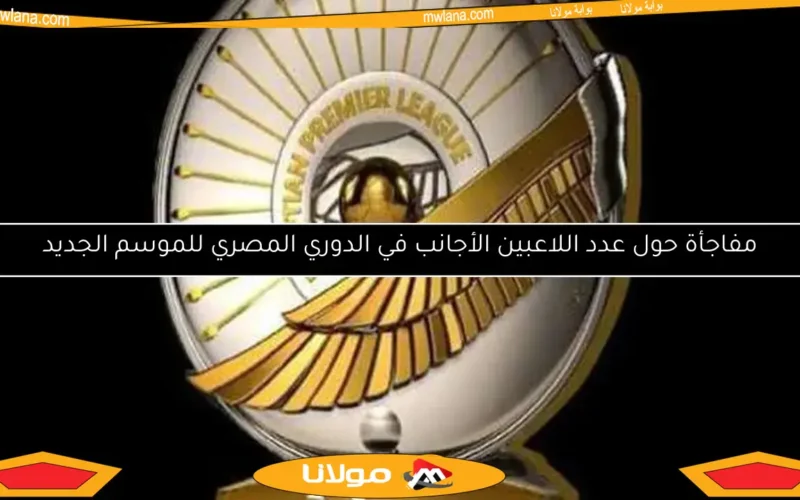 مفاجأة حول عدد اللاعبين الأجانب في الدوري المصري للموسم الجديد