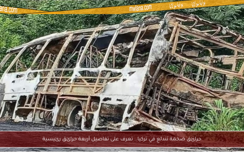 حرائق ضخمة تندلع في تركيا.. تعرف على تفاصيل أربعة حرائق رئيسية