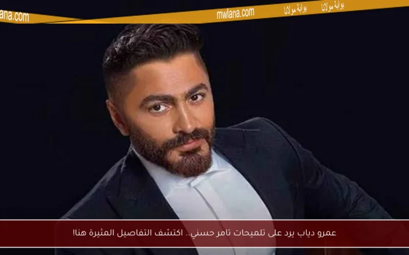 عمرو دياب يرد على تلميحات تامر حسني.. اكتشف التفاصيل المثيرة هنا!