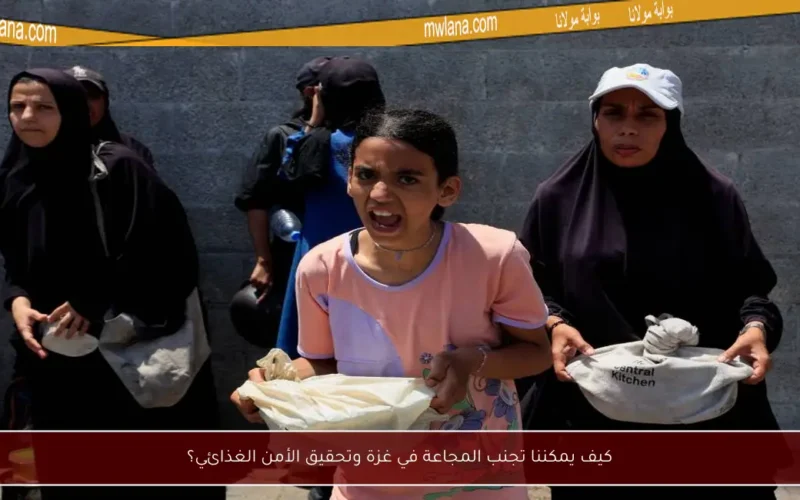 كيف يمكننا تجنب المجاعة في غزة وتحقيق الأمن الغذائي؟
