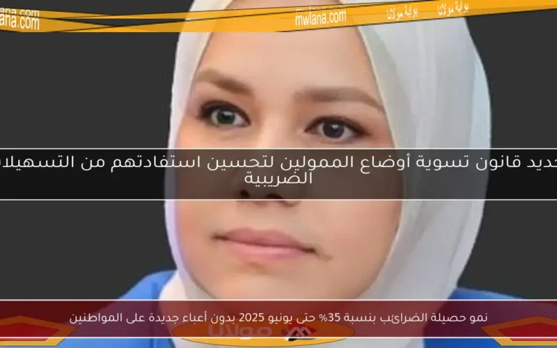 نمو حصيلة الضرائب بنسبة 35% حتى يونيو 2025 بدون أعباء جديدة على المواطنين
