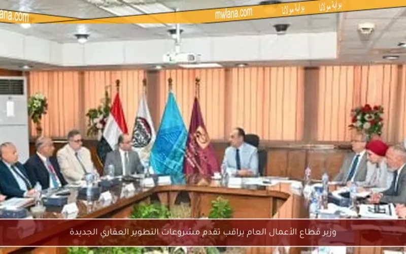 وزير قطاع الأعمال العام يراقب تقدم مشروعات التطوير العقاري الجديدة