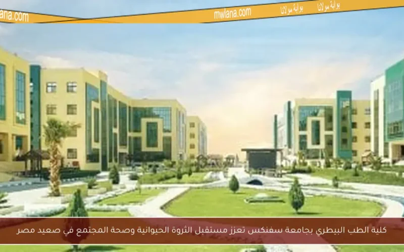 كلية الطب البيطري بجامعة سفنكس تعزز مستقبل الثروة الحيوانية وصحة المجتمع في صعيد مصر