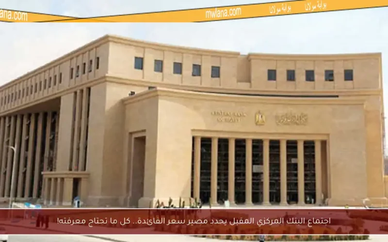 اجتماع البنك المركزي المقبل يحدد مصير سعر الفائدة.. كل ما تحتاج معرفته!