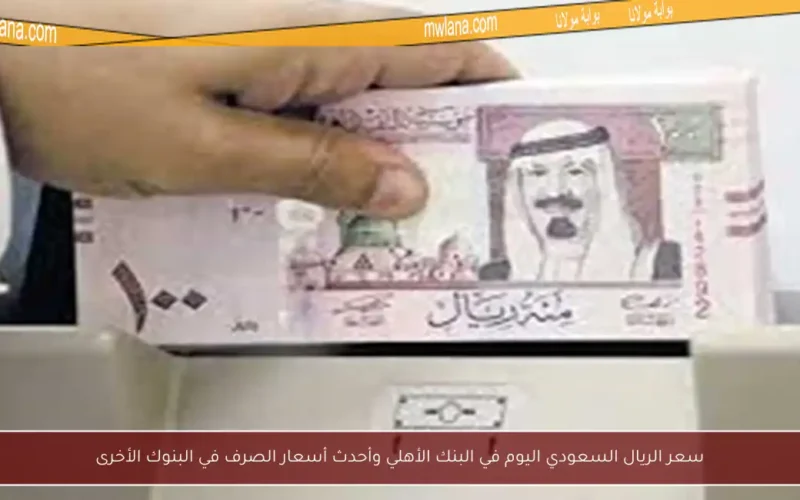 سعر الريال السعودي اليوم في البنك الأهلي وأحدث أسعار الصرف في البنوك الأخرى