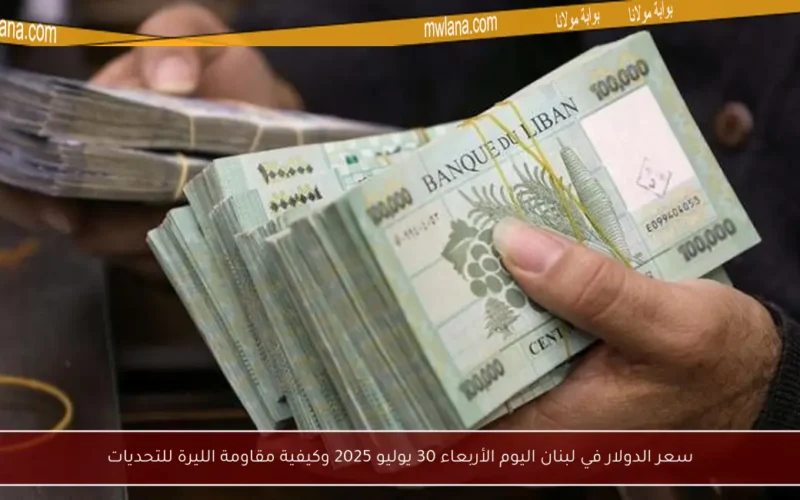سعر الدولار في لبنان اليوم الأربعاء 30 يوليو 2025 وكيفية مقاومة الليرة للتحديات