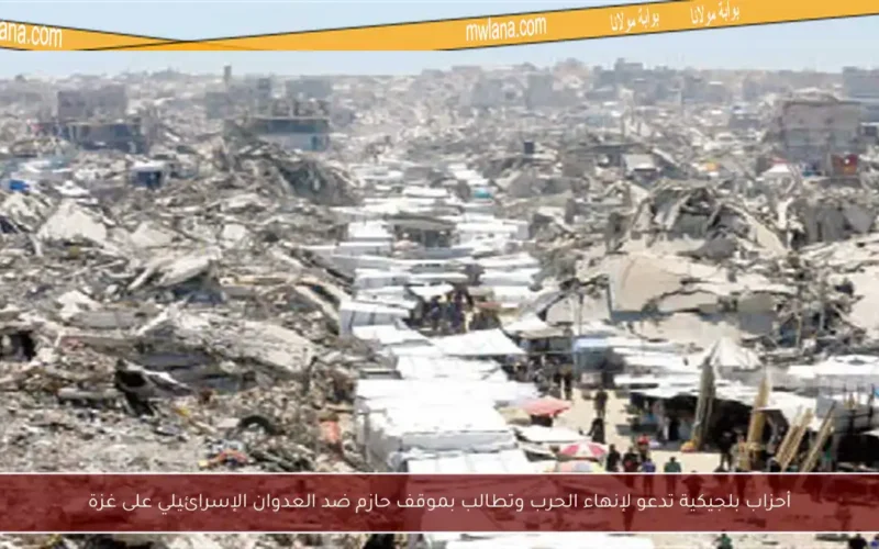 أحزاب بلجيكية تدعو لإنهاء الحرب وتطالب بموقف حازم ضد العدوان الإسرائيلي على غزة