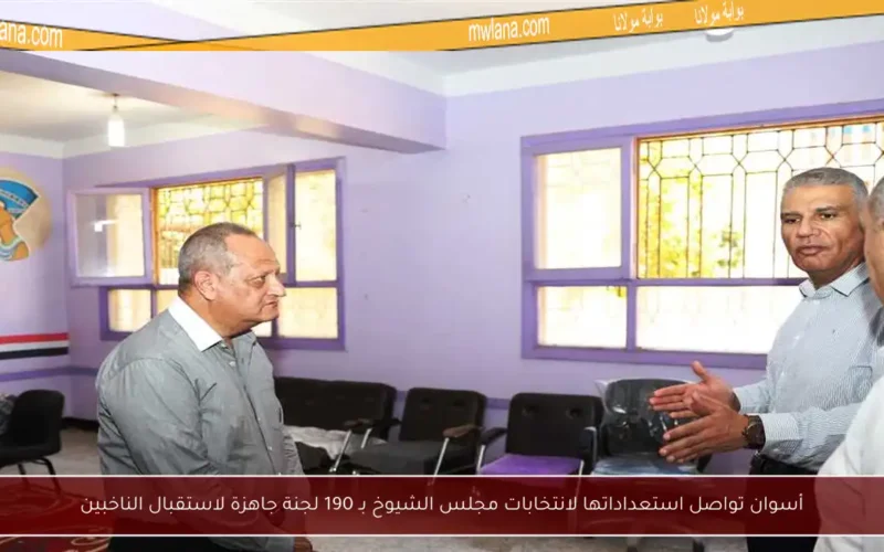 أسوان تواصل استعداداتها لانتخابات مجلس الشيوخ بـ 190 لجنة جاهزة لاستقبال الناخبين