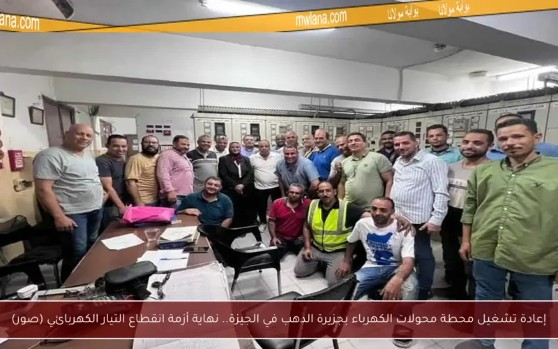 إعادة تشغيل محطة محولات الكهرباء بجزيرة الدهب في الجيزة.. نهاية أزمة انقطاع التيار الكهربائي (صور)