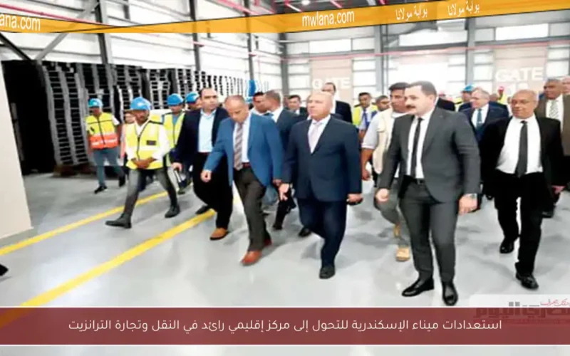 استعدادات ميناء الإسكندرية للتحول إلى مركز إقليمي رائد في النقل وتجارة الترانزيت